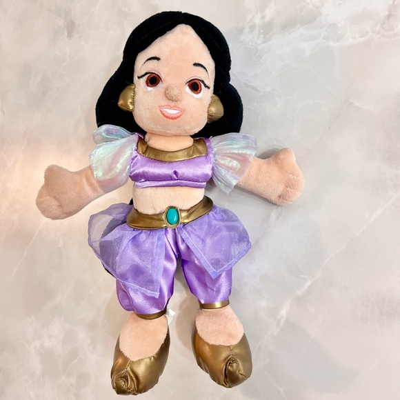Disney Parks Aladdin Princess Jasmine Purple Outfit Doll 11" Disneyland World - Picture 2 of 6